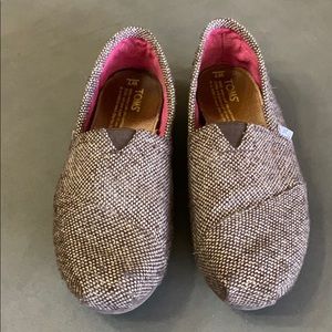 Toms Metallic Brown Tweed Classics